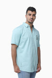 قميص جامبو قصير رجالي (اوشن) ـ أكوا (بين الأخضر والأزرق)
