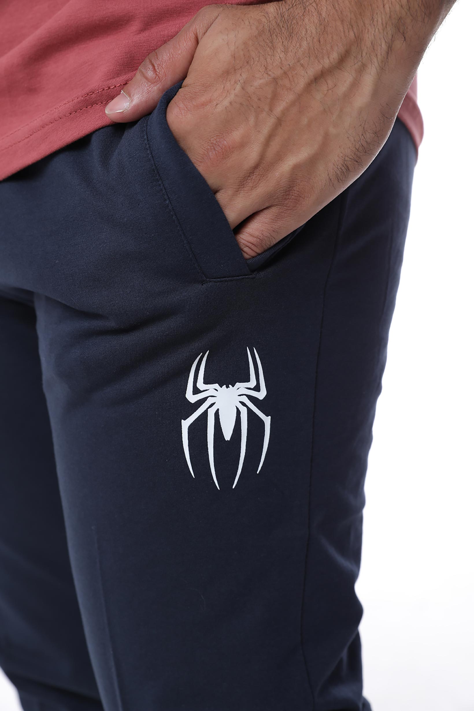 Spider mens short sleeve suit RUST